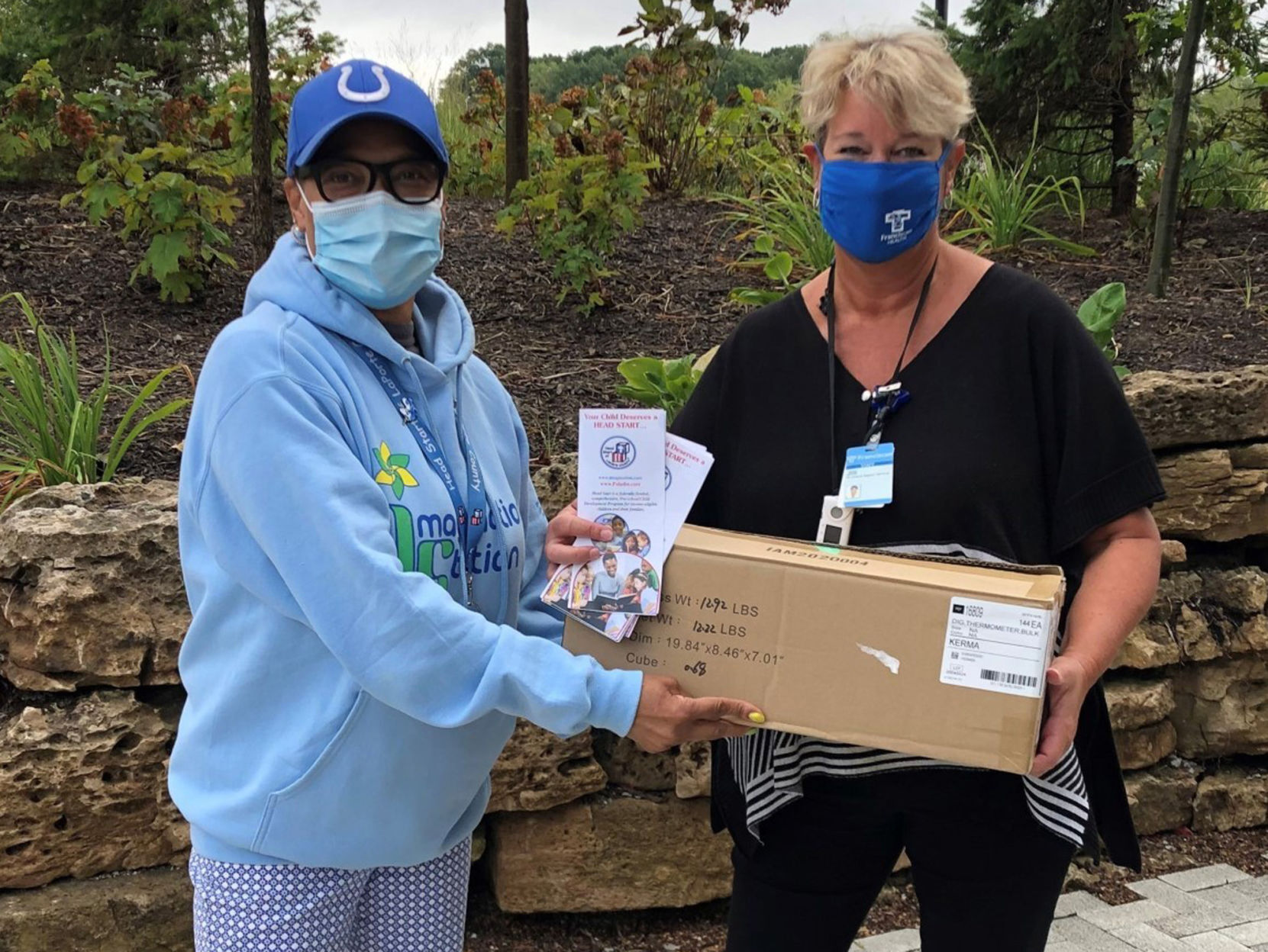 Paladin receives thermometers to keep client families safe